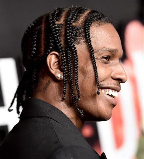 asap rocky braids